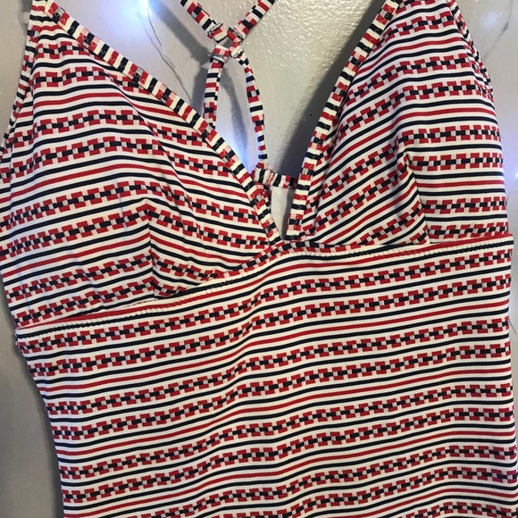 Athleta Radiant Jacquard Triangle Tankini Top - Picture 7 of 16